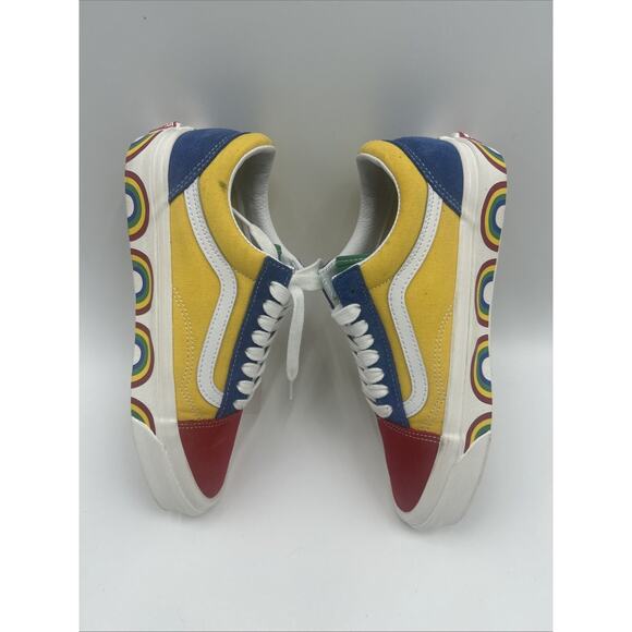 Vans Old Skool 36 DX Anaheim Factory Color Mix Rainbow Pride Men’s 7 Women’s 8.5 - Picture 7 of 8